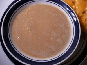 chickpea-garlic soup