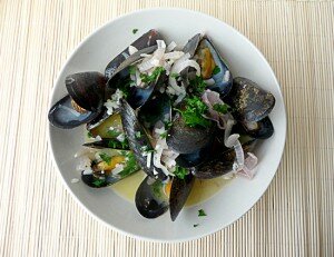 mussels mariniere