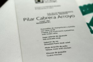 pilar cabrera arroyo menu