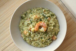 shrimp and asparagus risotto