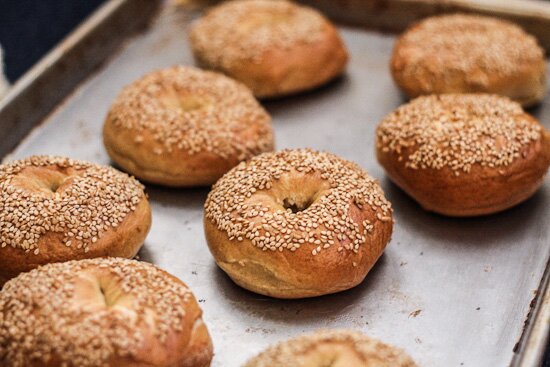 homemade bagels