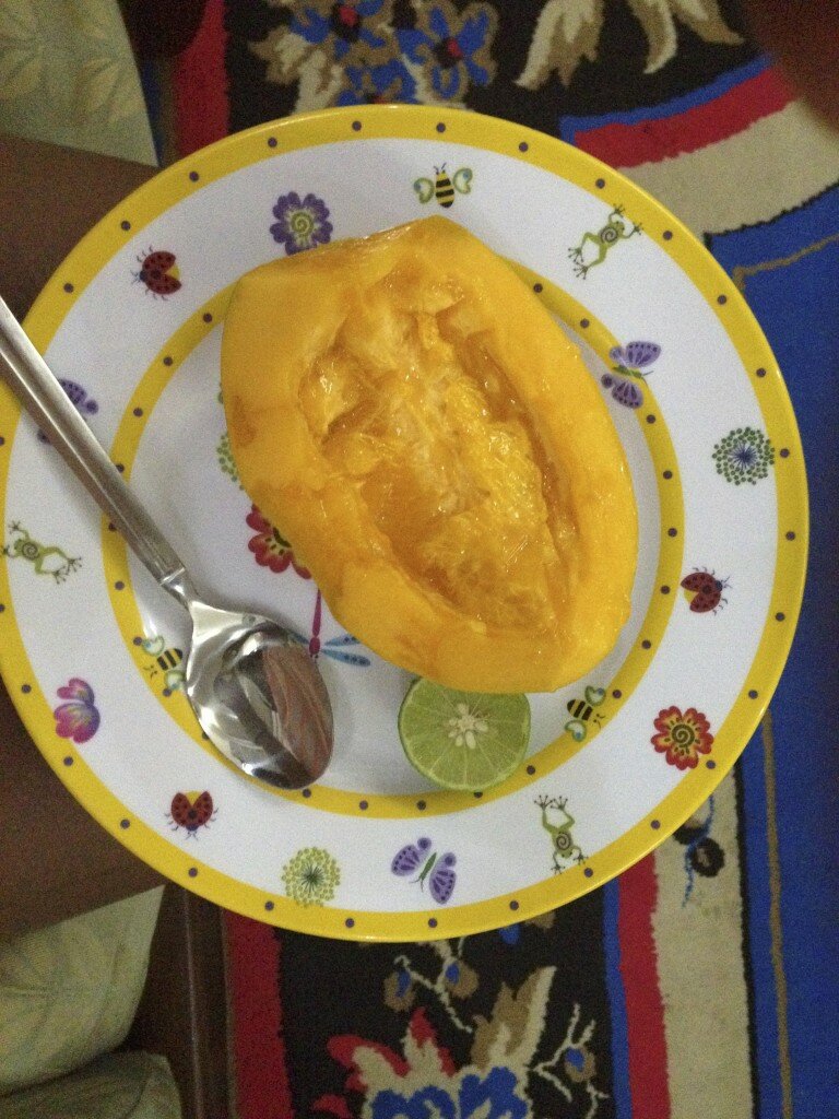 fresh papaya in ghana