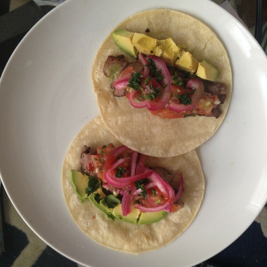 steak tacos